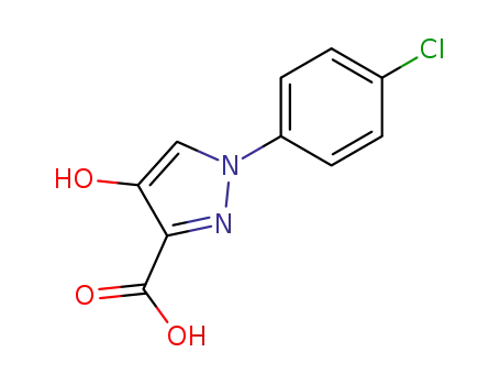 1-(4-chlorophenyl)-4-hydroxy-1H-pyrazole-3-carboxylic acid