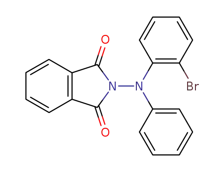Molecular Structure of 262606-95-1 (2-[(2-bromo-phenyl)-phenyl-amino]-isoindole-1,3-dione)