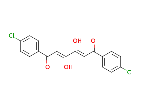Molecular Structure of 139266-59-4 ((1Z,5Z)-1,6-bis(4-chlorophenyl)-1,6-dihydroxyhexa-1,5-diene-3,4-dione)