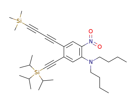 dibutyl-[2-nitro-5-[(triisopropylsilanyl)-ethynyl]-4-(4-trimethylsilanyl-buta-1,3-diynyl)-phenyl]-amine
