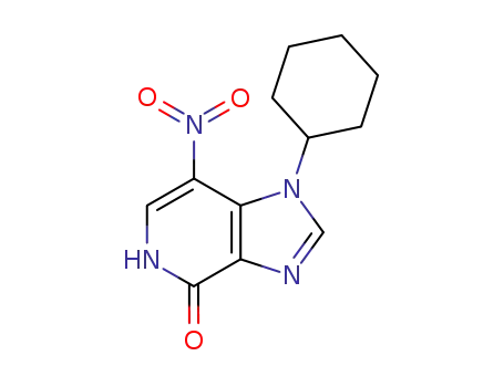 1-cyclohexyl-7-nitro-1,5-dihydro-imidazo[4,5-<i>c</i>]pyridin-4-one