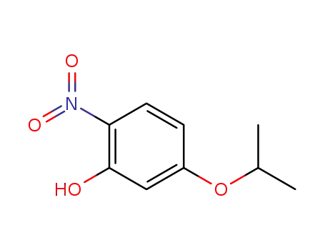 Molecular Structure of 855839-37-1 (4-Nitro-3-hydroxy-1-isopropyloxy-benzol)