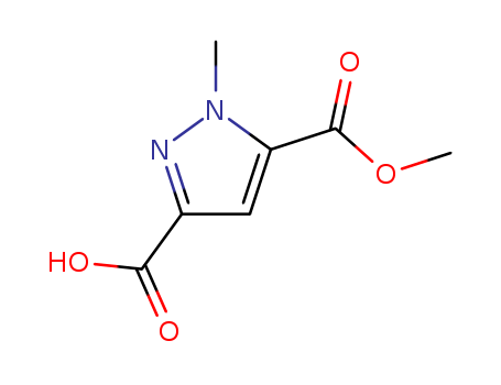 1H-Pyrazole-3,5-dicarboxylic acid, 1-methyl-, 5-methyl ester