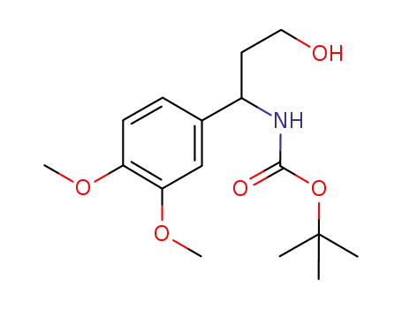 tert-butyl (1-(3,4-dimethoxyphenyl)-3-hydroxypropyl)carbamate