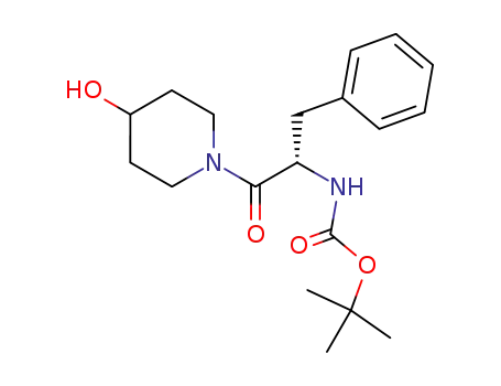 (S)-[1-Benzyl-2-(4-hydroxy-piperidin-1-yl)-2-oxo-ethyl]-carbamic acid tert-butyl ester