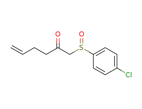 1-(4-chlorophenylsulfinyl)hex-5-en-2-one