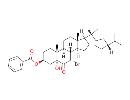 (24R)-3β,5-dihydroxy-7α-bromo-5α-stigmastan-6-one 3-benzoate