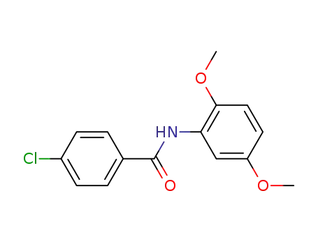 Molecular Structure of 262436-40-8 (4-chloro-N-(2,5-dimethoxyphenyl)benzamide)