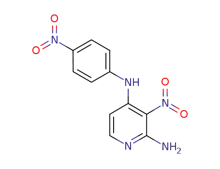 3-nitro-N<sub>4</sub>-(4-nitrophenyl)pyridine-2,4-diamine