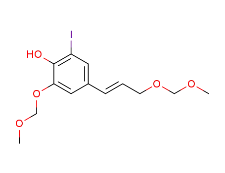 (E)-1-(4-hydroxy-3-iodo-5-methoxymethoxyphenyl)-3-methoxymethoxy-1-propene