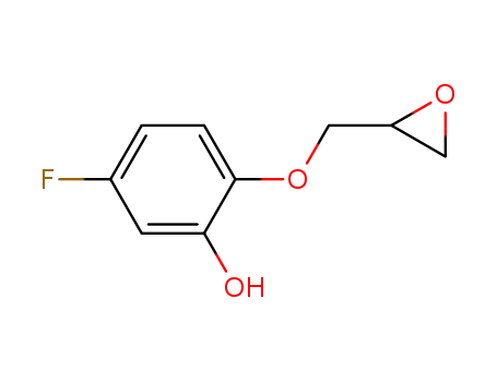 5-fluoro-2-(oxiran-2-ylmethoxy)phenol
