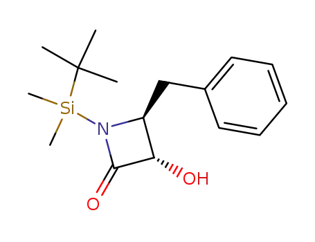 4(S)-benzyl-1-(tert-butyldimethylsilyl)-3(S)-hydroxyazetidin-2-one