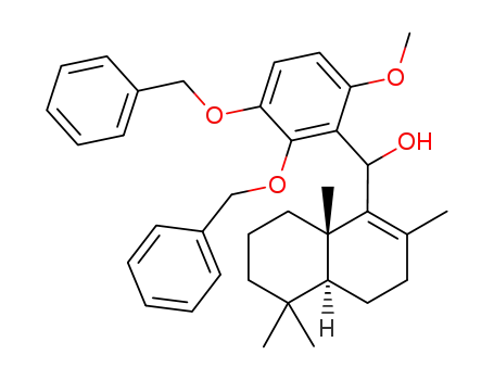 1,2-di-O-benzyl-3-(11'-hydroxy-8'-drimen-11'-yl)-4-O-methylbenzenetriol
