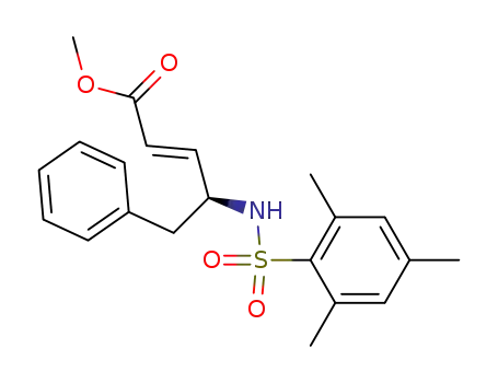 (E)-(S)-5-Phenyl-4-(2,4,6-trimethyl-benzenesulfonylamino)-pent-2-enoic acid methyl ester