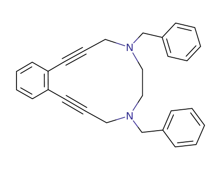 5,8-dibenzyl-5,8-diazabicyclo[10.4.0]hexadeca-1<sup>(12)</sup>,13,15-triene-2,10-diyne