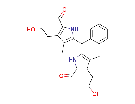 2,8-bis(2-hydroxyethyl)-3,7-dimethyl-5-phenyl-1,9-diformyldipyrrylmethane