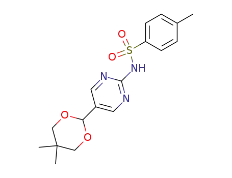<i>N</i>-[5-(5,5-dimethyl-[1,3]dioxan-2-yl)-pyrimidin-2-yl]-4-methyl-benzenesulfonamide