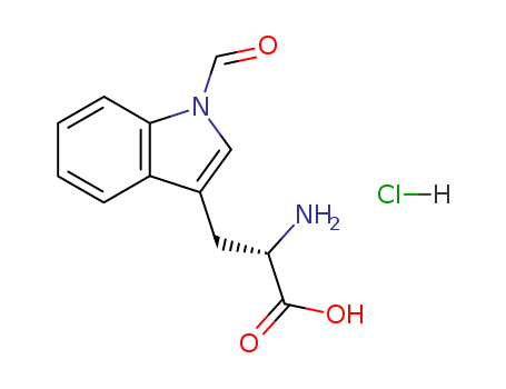 L-Tryptophan,1-formyl-, hydrochloride (1:1)
