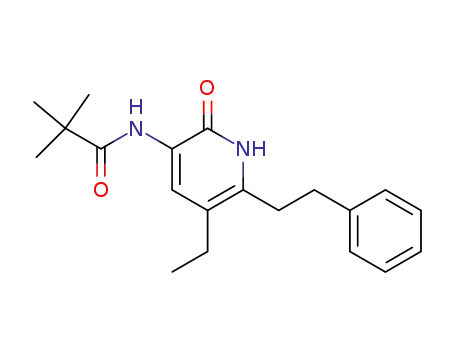 5-ethyl-6-(1-phenethyl)-3-pivaloylaminopyridin-2(1H)-one