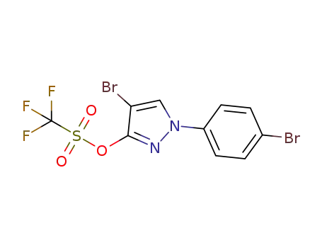 4-bromo-1-(4-bromophenyl)-1H-pyrazol-3-yl trifluoro methanesulfonate