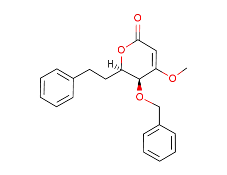 (5S,6R)-5-(benzyloxy)-4-methoxy-6-phenethyl-5,6-dihydro-2H-2-pyranone