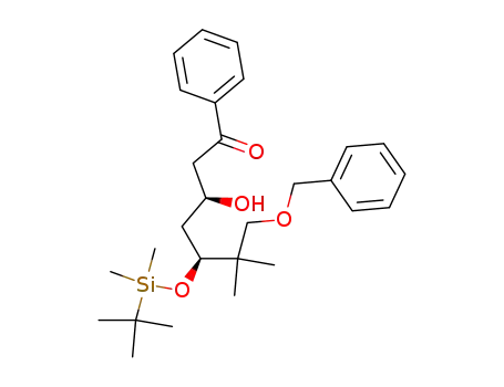(3S,5S)-7-benzyloxy-5-(tert-butyldimethylsiloxy)-3-hydroxy-6,6-dimethyl-1-phenyl-1-heptanone