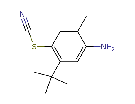 5-tert-butyl-2-methyl-4-thiocyanatophenylamine