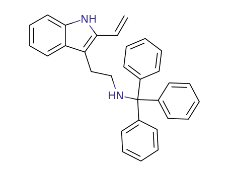 trityl-[2-(2-vinyl-1H-indol-3-yl)ethyl]amine