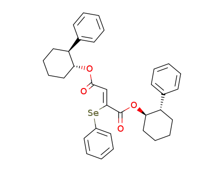 (Z)-2-Phenylselanyl-but-2-enedioic acid bis-((1R,2S)-2-phenyl-cyclohexyl) ester
