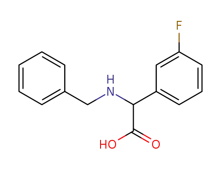 benzylamino-(3-fluoro-phenyl)-acetic acid