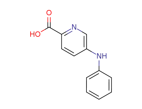 Molecular Structure of 75903-40-1 (5-phenylamino-pyridine-2-carboxylic acid)