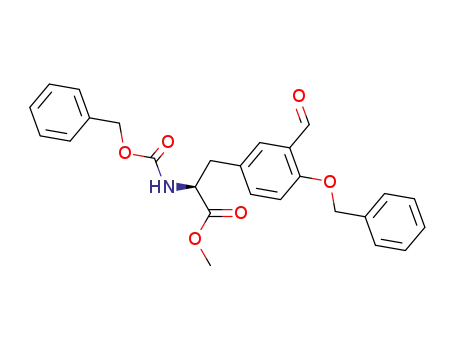N-[(phenylmethoxy)carbonyl]-3-formyl-O-(phenylmethyl)-L-tyrosine methyl ester