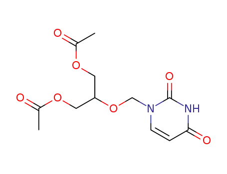 2,4(1H,3H)-Pyrimidinedione,
1-[[2-(acetyloxy)-1-[(acetyloxy)methyl]ethoxy]methyl]-
