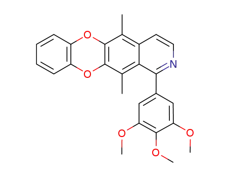 5,12-dimethyl-1-(3',4',5-trimethoxyphenyl)benzodioxino[2,3-g]isoquinoline