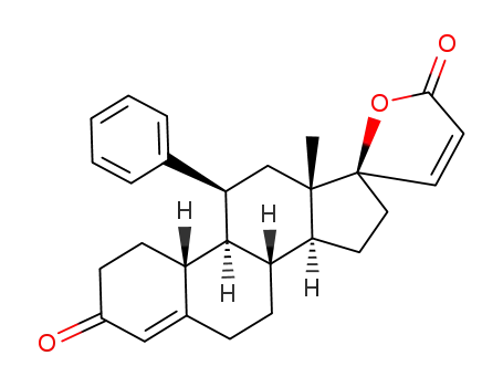 11β-phenylspiro[estr-4-ene-17β,2'(5'H)-furan]-3,5'-dione