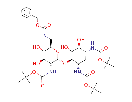 1,3,2'-tri-N-(tert-butoxycarbonyl)-6'-N-carbobenzyloxyneamine