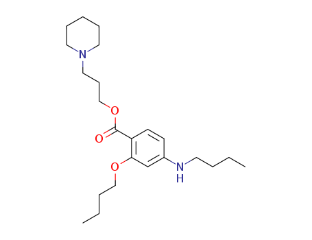 2-BUTOXY-4-BUTYLAMINOBENZOIC ACID 3-PIPERIDIN-1-YLPROPYL ESTER