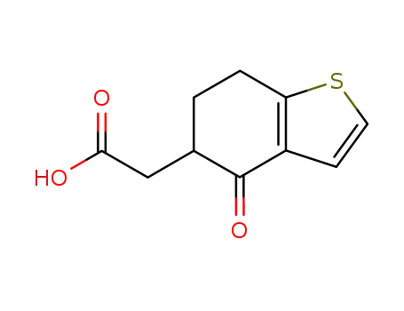 4-oxo-4,5,6,7-tetrahydrobenzo<b>thiophene-5-ylacetic acid