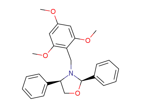 Molecular Structure of 205526-45-0 ((2R,4R)-N-(2,4,6-trimethoxybenzyl)-2,4-diphenyl-1,3-oxazolidine)