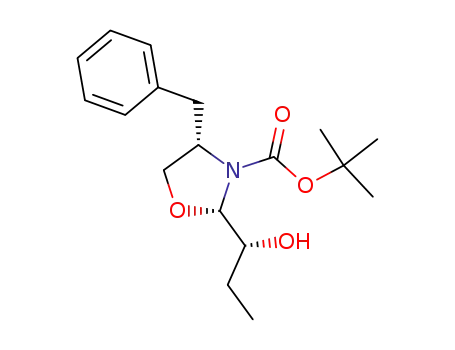 (2S,4S,9R)-4-benzyl-2-propionyl-oxazolidine-3-carboxylic acid-3-tert-butyl ester