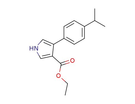 4-[4-(1-메틸에틸)페닐]-1H-피롤-3-카르복실산 에틸 에스테르