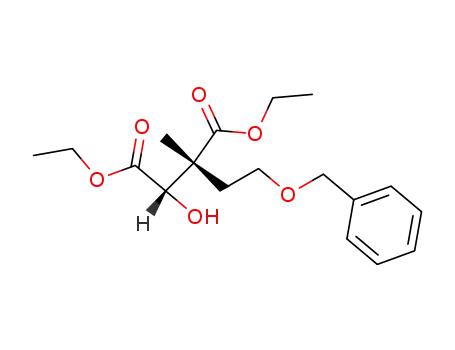 (2R,3S)-2-(2-Benzyloxy-ethyl)-3-hydroxy-2-methyl-succinic acid diethyl ester