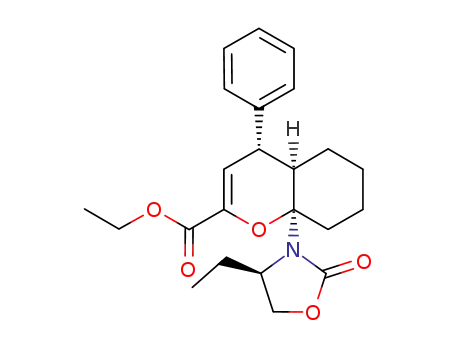 (4S,4aR,8aR)-8a-[(4R)-4-ethyl-2-oxo-1,3-oxazolidin-3-yl]-4-phenyl-4a,5,6,7,8,8a-hexahydro-4H-chromene-2-carboxylic acid ethyl ester