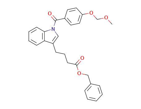 benzyl 4-<1-<4-(methoxymethoxy)benzoyl>-1H-indol-3-yl>butyrate