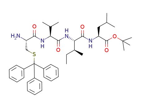 N-S(trityl)-L-cysteinyl-L-valyl-L-isoleucyl-L-leucine t-butyl ester