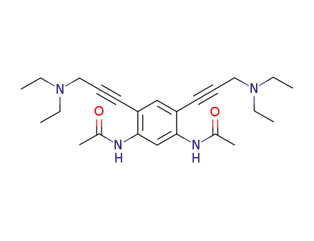 N,N'-{4,6-bis[3-(diethylamino)prop-1-ynyl]-1,3-phenylene}diacetamide
