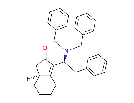 [6S,9(1S)]-9-[1-(dibenzylamino)-2-phenylethyl]bicyclo[4.3.0]non-1<sup>(9)</sup>-en-8-one