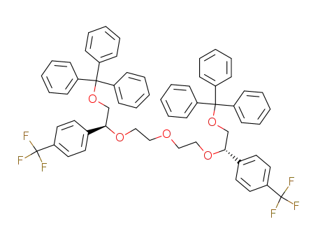 (2S,10S)-(+)-2,10-bis[p-(trifluoromethyl)phenyl]-1,11-bis(triphenylmethoxy)-3,6,9-trioxaundecane
