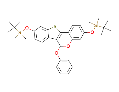 3,9-Bis-(tert-butyl-dimethyl-silanyloxy)-6-phenoxy-6H-5-oxa-11-thia-benzo[a]fluorene