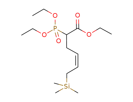 (Z)-ethyl 2-(diethoxyphosphoryl)-6-(trimethylsilyl)hex-4-enoate